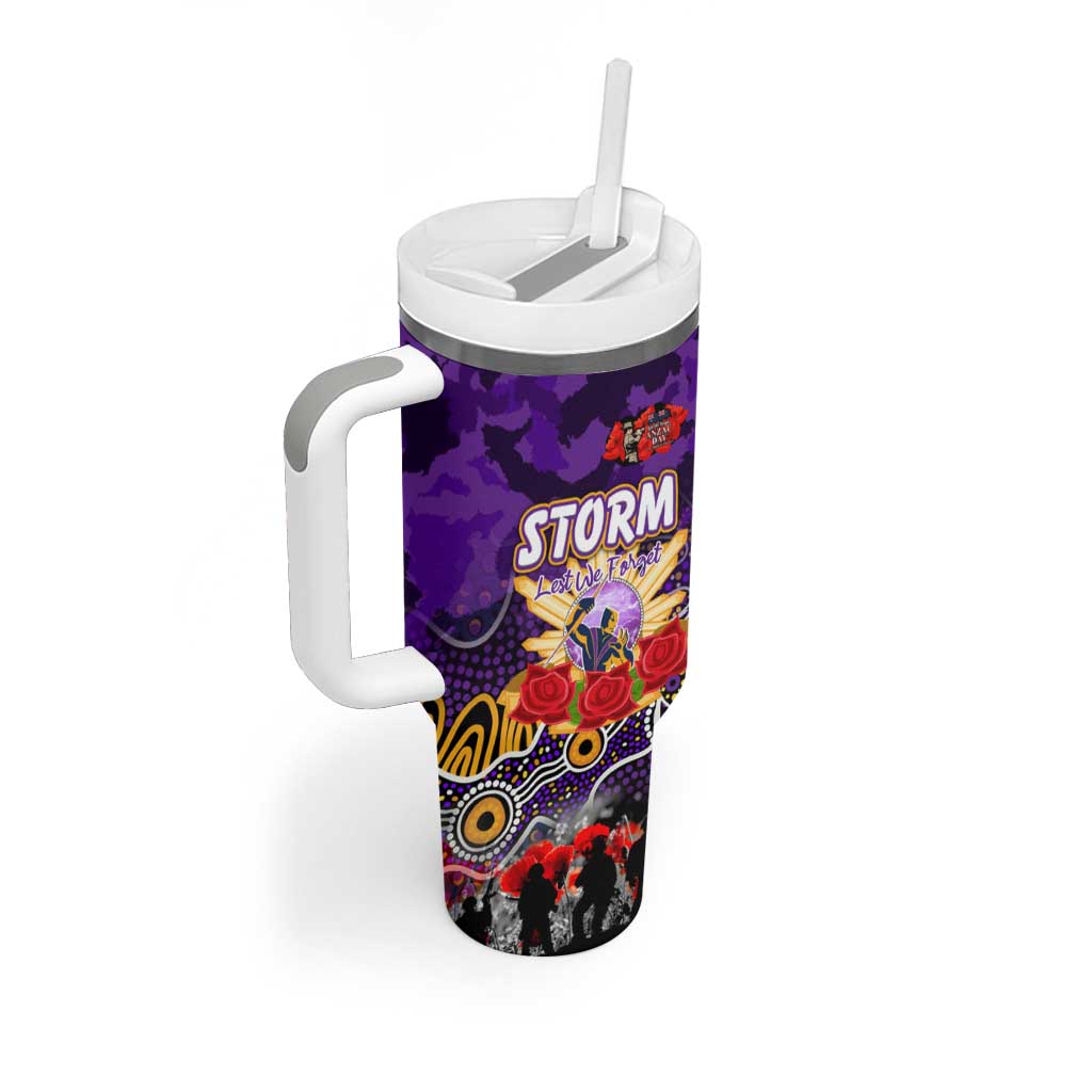 Personalized Storm ANZAC Day Tumbler With Handle Australian Army - Lest We Forget