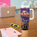 Personalized Storm ANZAC Day Tumbler With Handle Australian Army - Lest We Forget