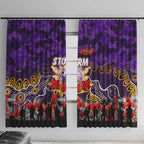 Storm ANZAC Day Window Curtain Australian Army - Lest We Forget