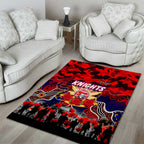 Knights ANZAC Day Area Rug Australian Army - Lest We Forget
