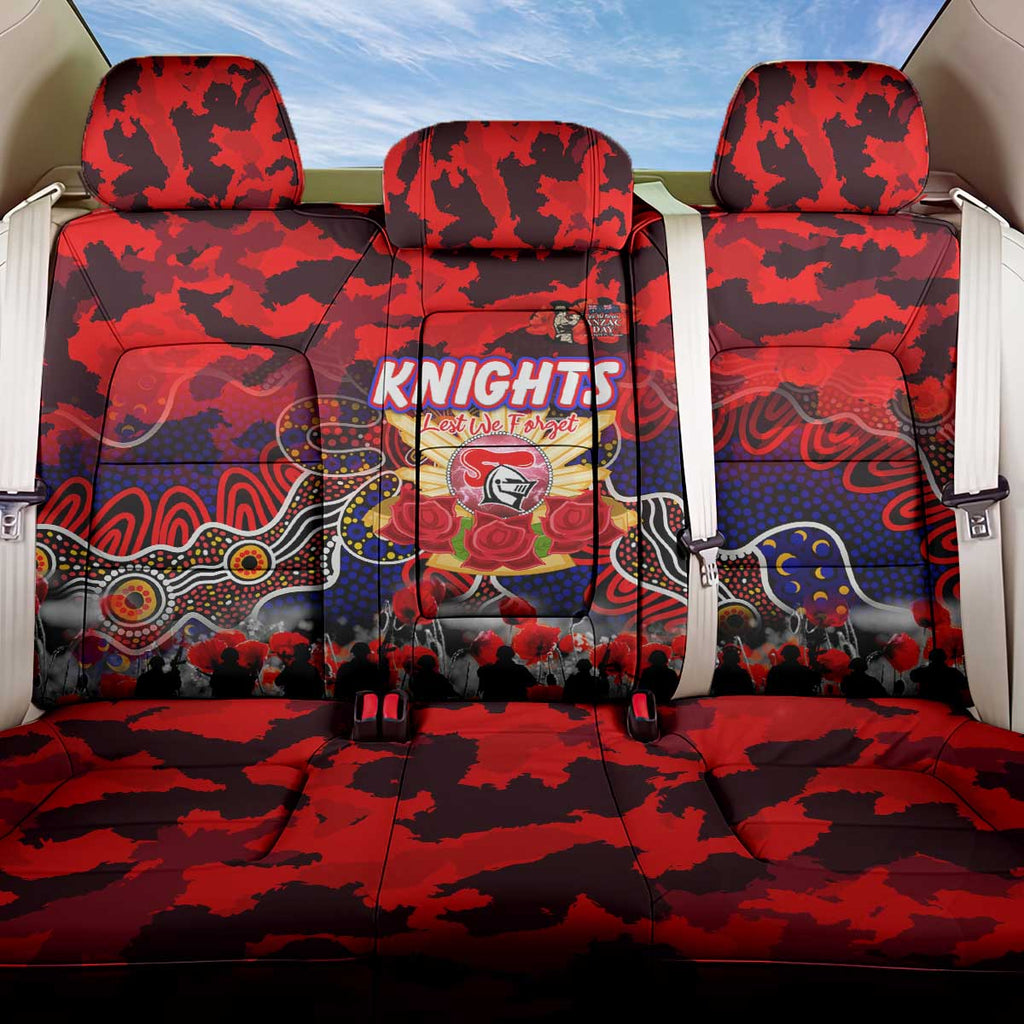 Knights ANZAC Day Back Car Seat Cover Australian Army - Lest We Forget