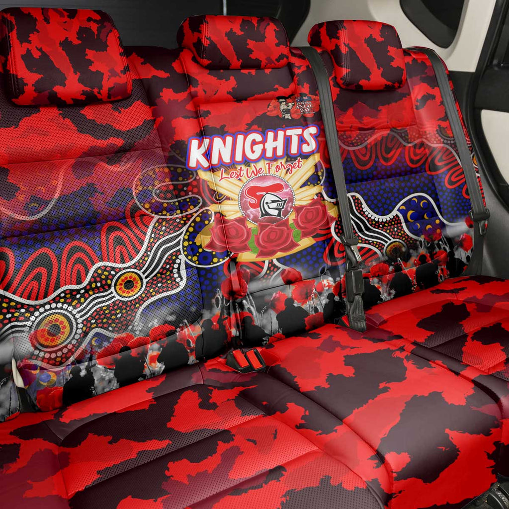 Knights ANZAC Day Back Car Seat Cover Australian Army - Lest We Forget