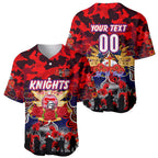 Personalized Knights ANZAC Day Baseball Jersey Australian Army - Lest We Forget
