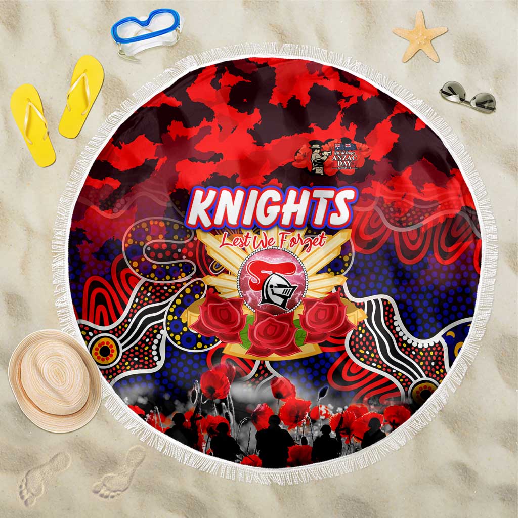 Knights ANZAC Day Beach Blanket Australian Army - Lest We Forget