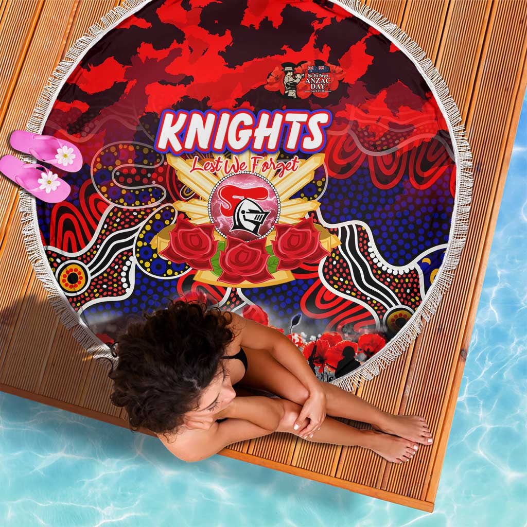 Knights ANZAC Day Beach Blanket Australian Army - Lest We Forget