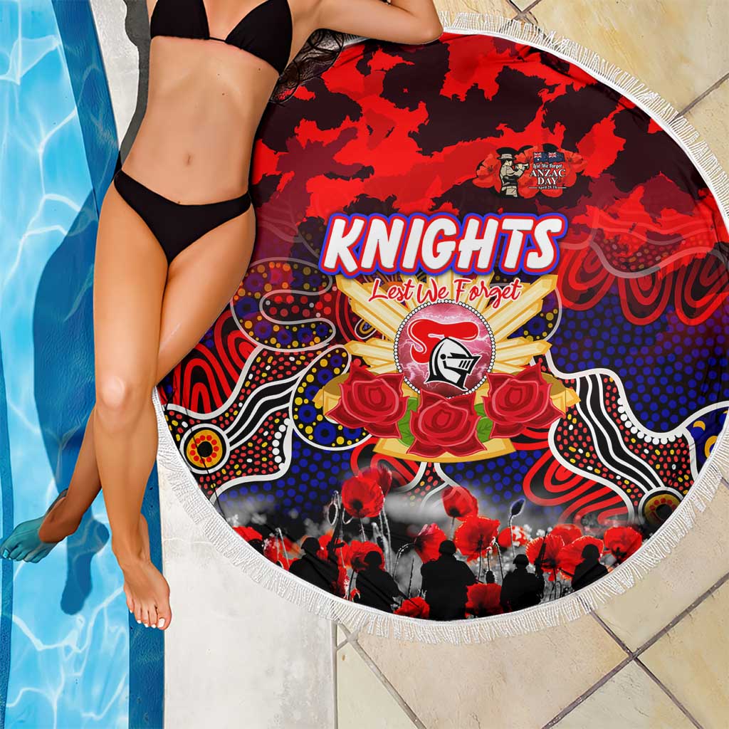 Knights ANZAC Day Beach Blanket Australian Army - Lest We Forget