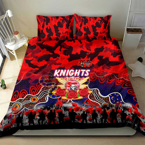 Knights ANZAC Day Bedding Set Australian Army - Lest We Forget