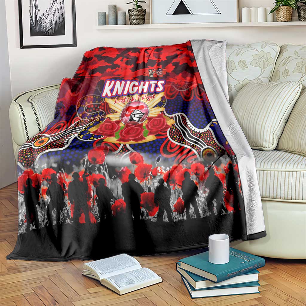 Knights ANZAC Day Blanket Australian Army - Lest We Forget