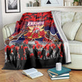 Knights ANZAC Day Blanket Australian Army - Lest We Forget