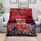 Knights ANZAC Day Blanket Australian Army - Lest We Forget