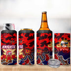 Personalized Knights ANZAC Day 4 in 1 Can Cooler Tumbler Australian Army - Lest We Forget