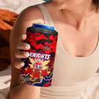 Personalized Knights ANZAC Day 4 in 1 Can Cooler Tumbler Australian Army - Lest We Forget