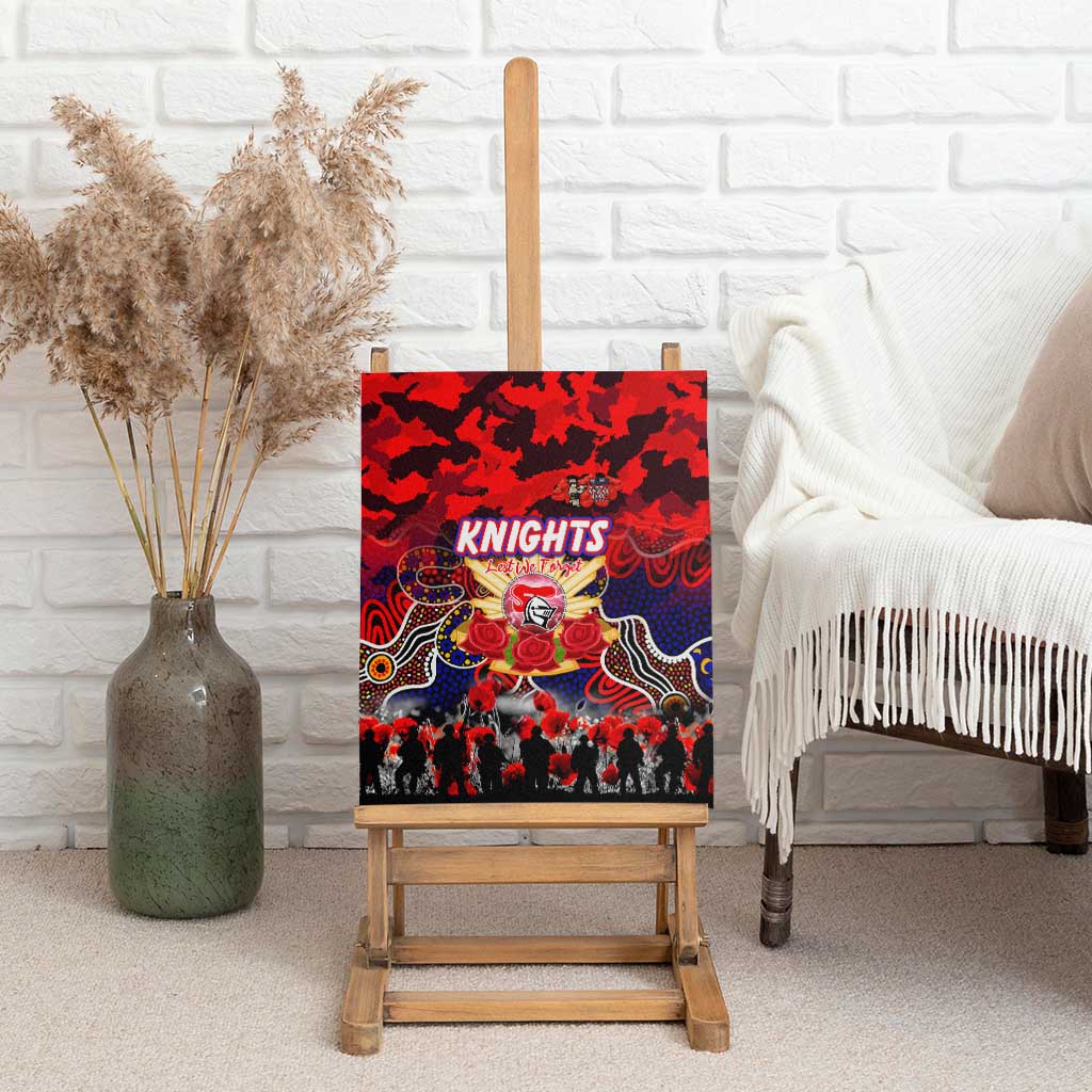 Knights ANZAC Day Canvas Wall Art Australian Army - Lest We Forget