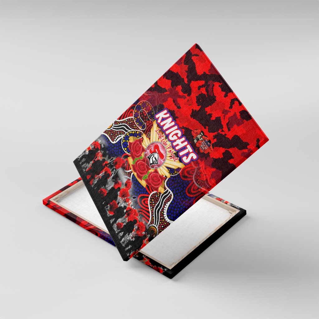 Knights ANZAC Day Canvas Wall Art Australian Army - Lest We Forget