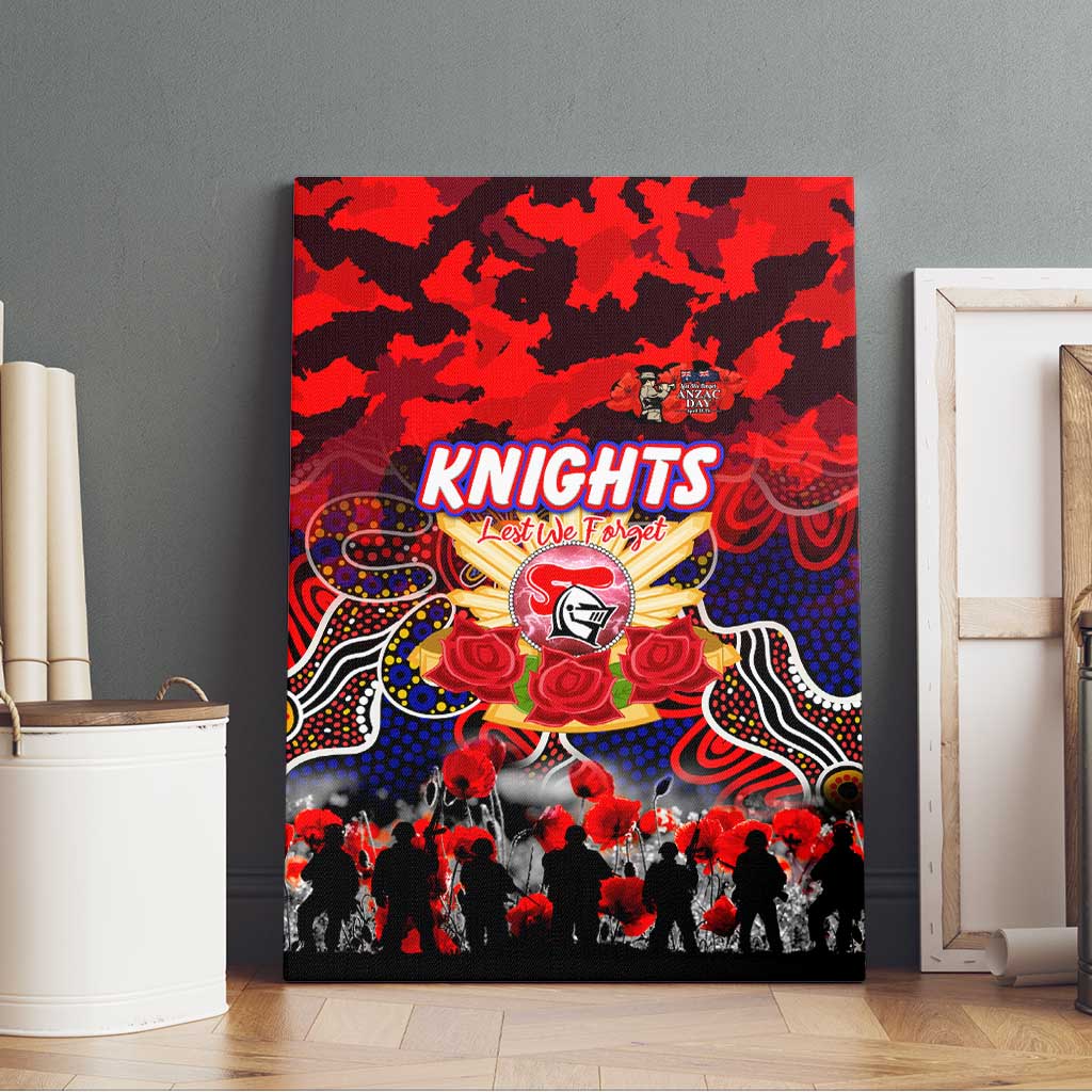 Knights ANZAC Day Canvas Wall Art Australian Army - Lest We Forget