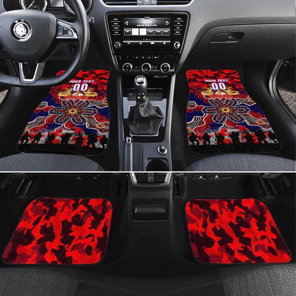 Knights ANZAC Day Car Mats Australian Army - Lest We Forget