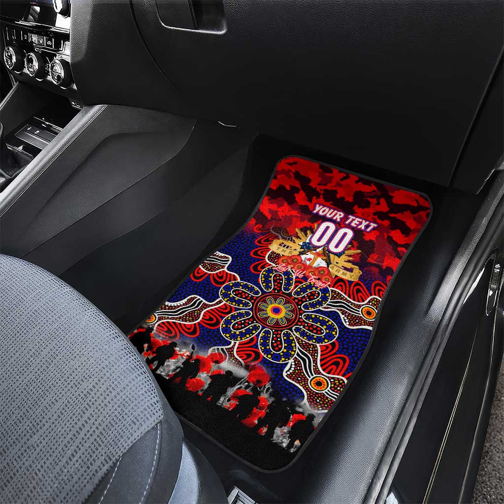 Knights ANZAC Day Car Mats Australian Army - Lest We Forget