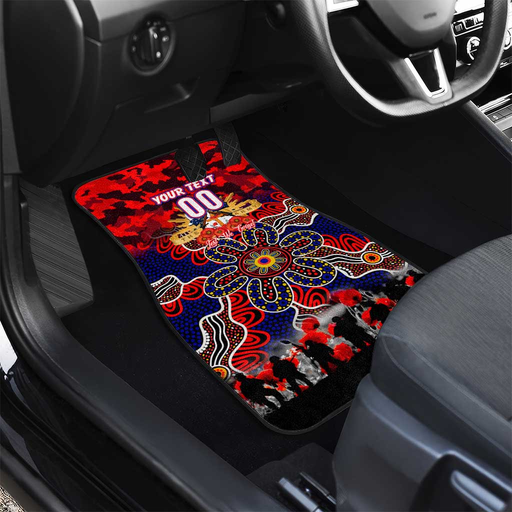 Knights ANZAC Day Car Mats Australian Army - Lest We Forget