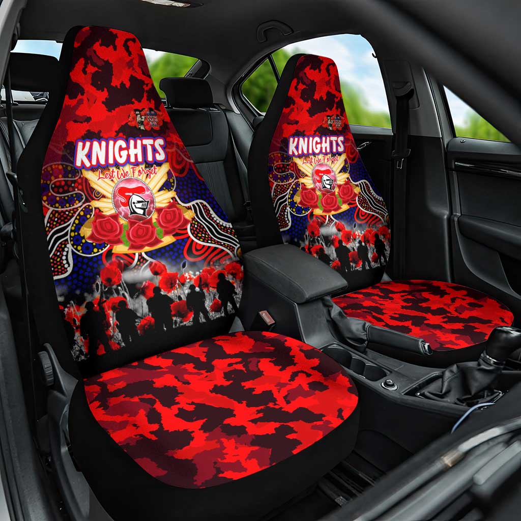 Knights ANZAC Day Car Seat Cover Australian Army - Lest We Forget