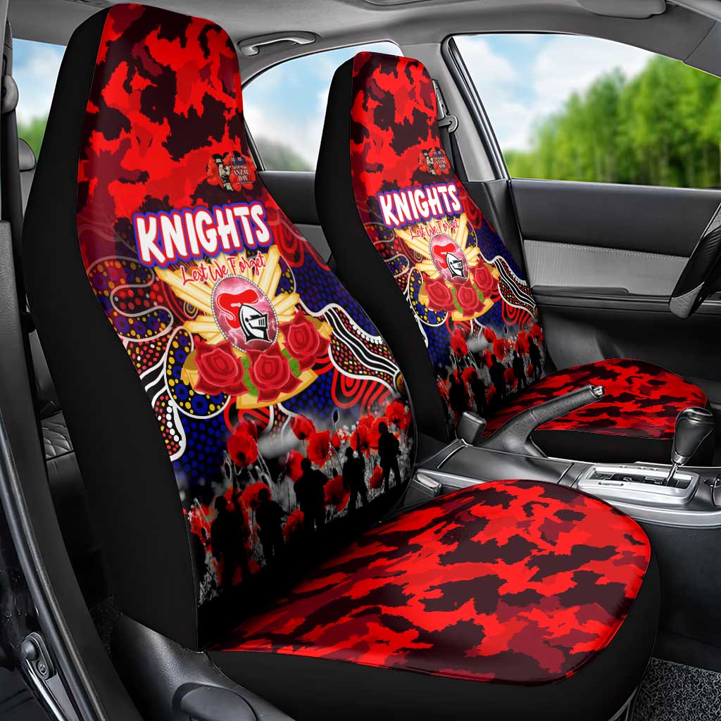 Knights ANZAC Day Car Seat Cover Australian Army - Lest We Forget