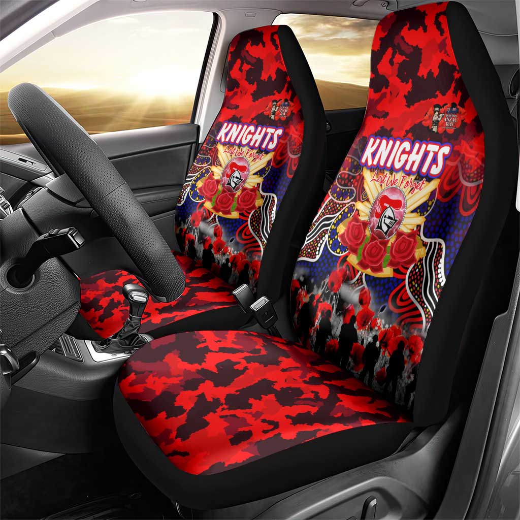 Knights ANZAC Day Car Seat Cover Australian Army - Lest We Forget