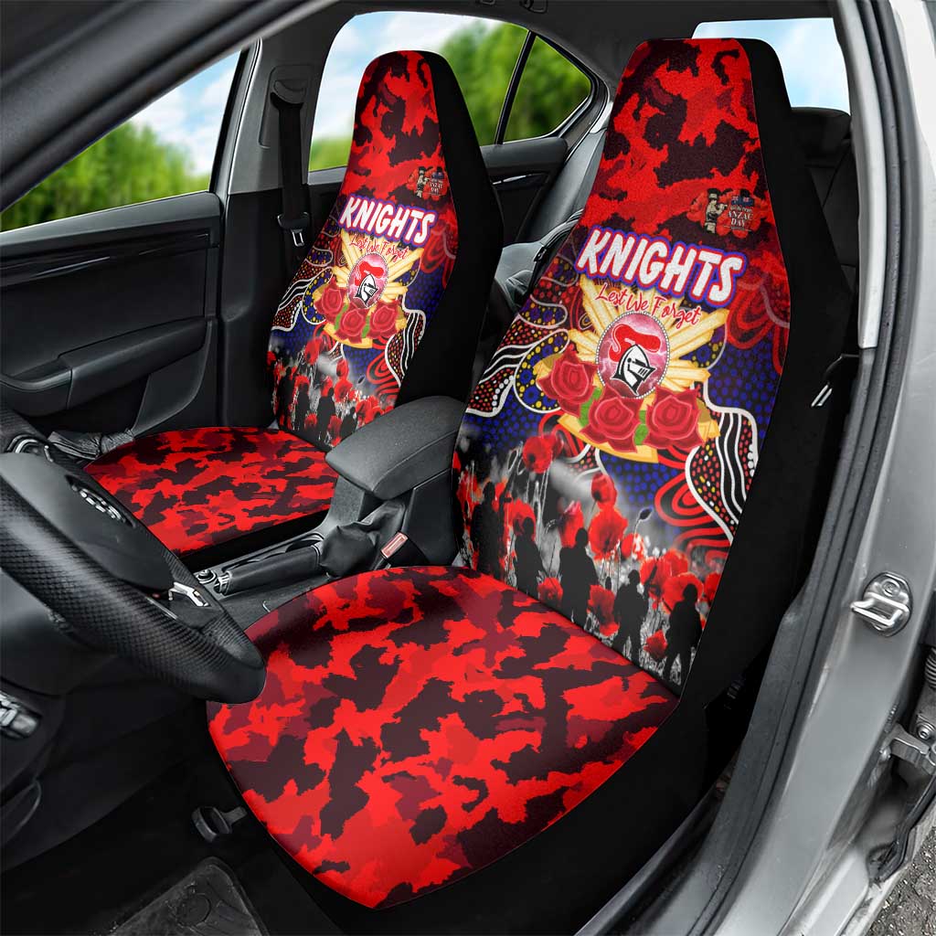 Knights ANZAC Day Car Seat Cover Australian Army - Lest We Forget