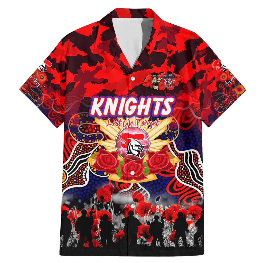 Personalized Knights ANZAC Day Family Matching Mermaid Dress and Hawaiian Shirt Australian Army - Lest We Forget
