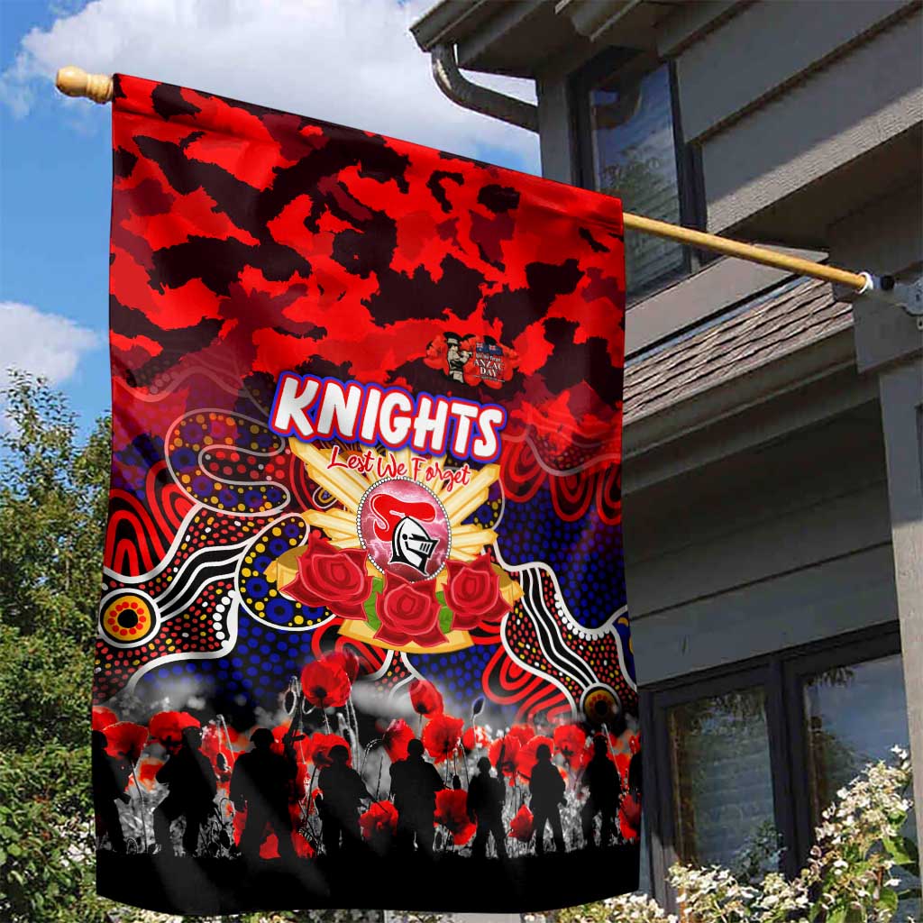 Knights ANZAC Day Garden Flag Australian Army - Lest We Forget