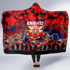 Knights ANZAC Day Hooded Blanket Australian Army - Lest We Forget