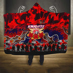 Knights ANZAC Day Hooded Blanket Australian Army - Lest We Forget