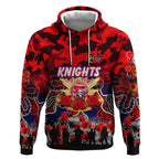 Personalized Knights ANZAC Day Hoodie Australian Army - Lest We Forget