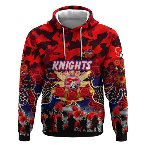 Personalized Knights ANZAC Day Hoodie Australian Army - Lest We Forget