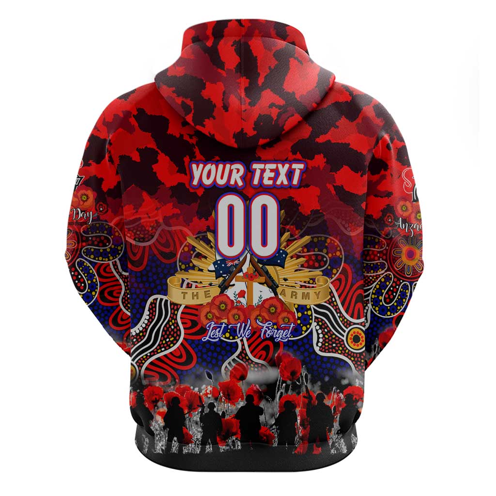 Personalized Knights ANZAC Day Hoodie Australian Army - Lest We Forget