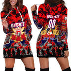Personalized Knights ANZAC Day Hoodie Dress Australian Army - Lest We Forget