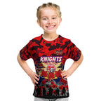 Personalized Knights ANZAC Day Kid T Shirt Australian Army - Lest We Forget