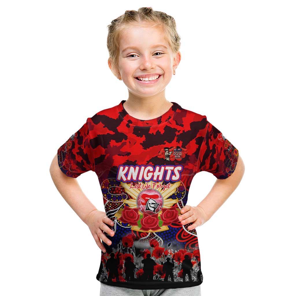 Personalized Knights ANZAC Day Kid T Shirt Australian Army - Lest We Forget