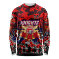 Personalized Knights ANZAC Day Long Sleeve Shirt Australian Army - Lest We Forget