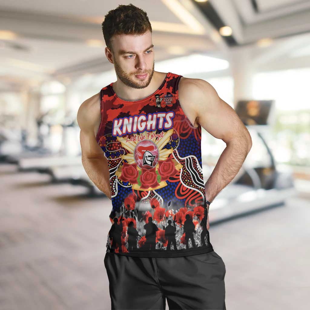 Personalized Knights ANZAC Day Men Tank Top Australian Army - Lest We Forget