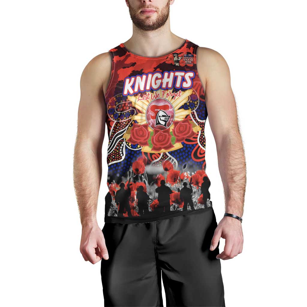Personalized Knights ANZAC Day Men Tank Top Australian Army - Lest We Forget