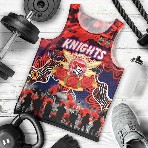 Personalized Knights ANZAC Day Men Tank Top Australian Army - Lest We Forget