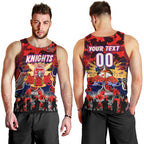 Personalized Knights ANZAC Day Men Tank Top Australian Army - Lest We Forget