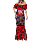 Personalized Knights ANZAC Day Mermaid Dress Australian Army - Lest We Forget