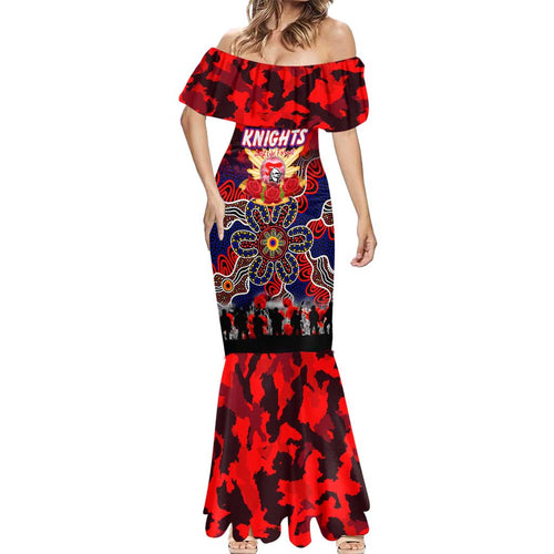 Personalized Knights ANZAC Day Mermaid Dress Australian Army - Lest We Forget