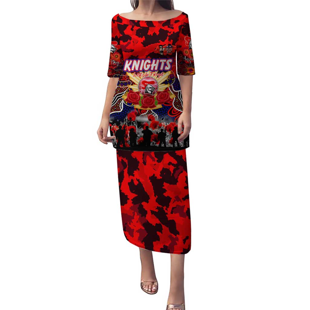 Personalized Knights ANZAC Day Puletasi Australian Army - Lest We Forget