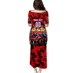 Personalized Knights ANZAC Day Puletasi Australian Army - Lest We Forget