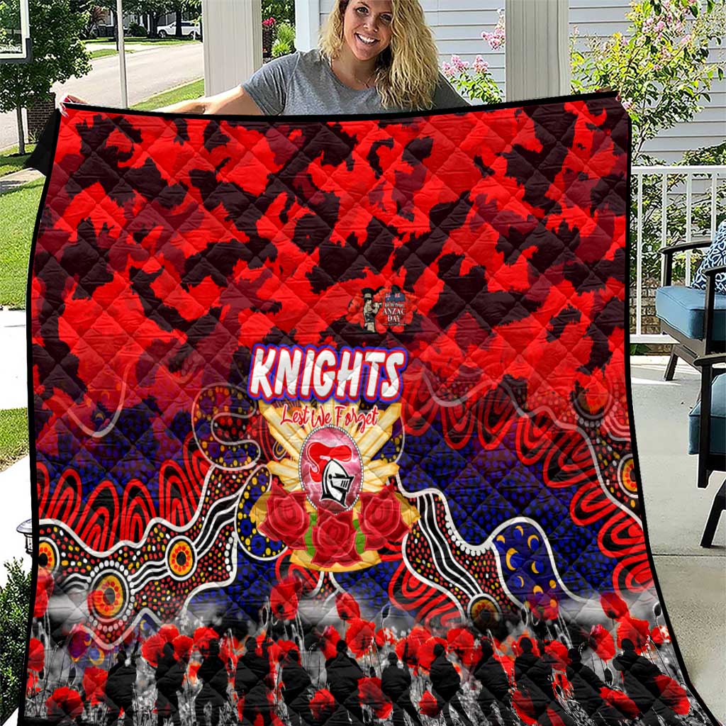 Knights ANZAC Day Quilt Australian Army - Lest We Forget