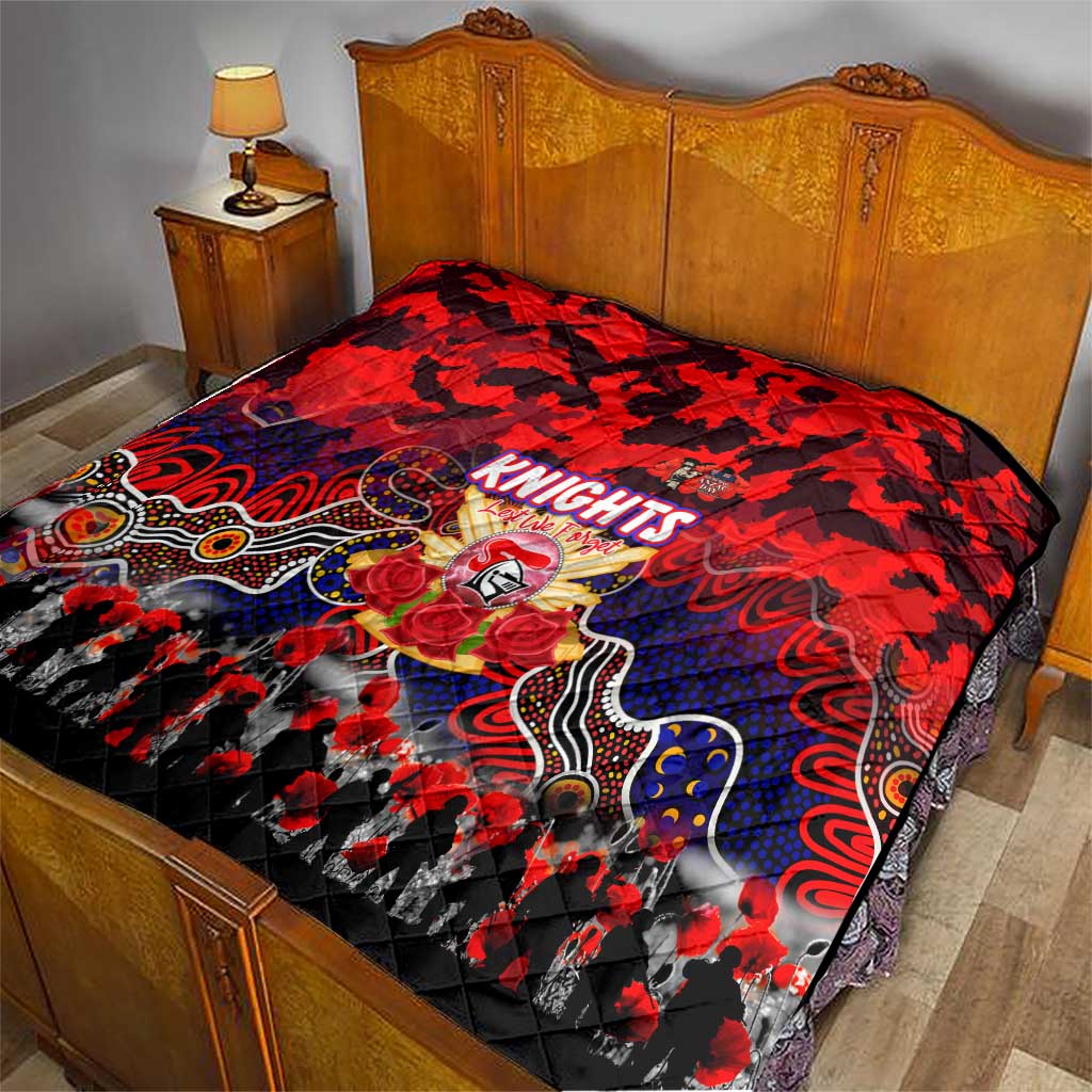 Knights ANZAC Day Quilt Australian Army - Lest We Forget