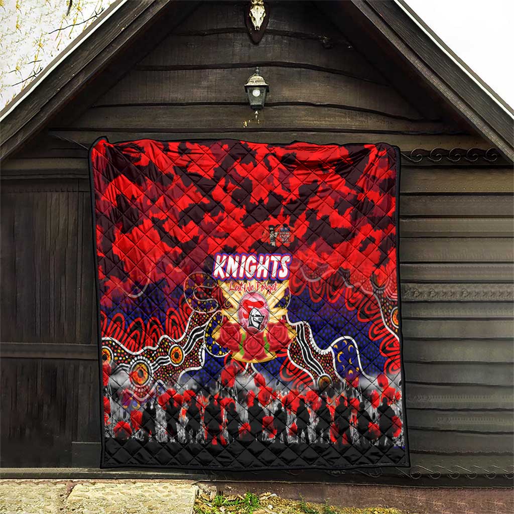 Knights ANZAC Day Quilt Australian Army - Lest We Forget