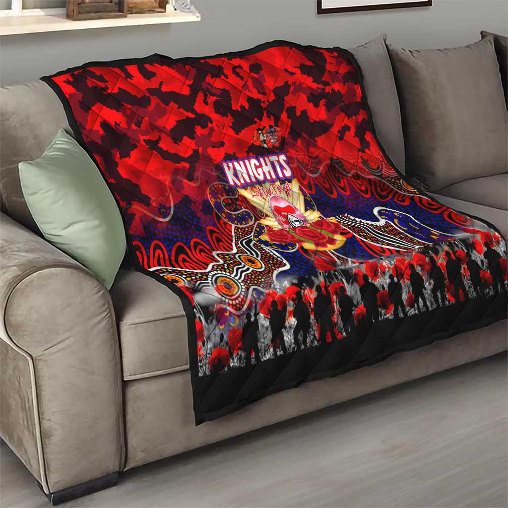 Knights ANZAC Day Quilt Australian Army - Lest We Forget