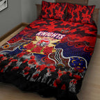 Knights ANZAC Day Quilt Bed Set Australian Army - Lest We Forget